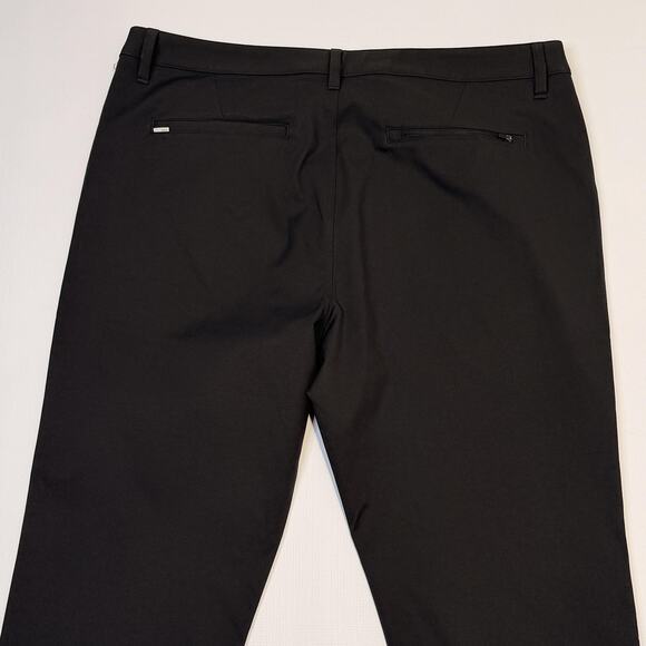 Vuori Pants Mens 38 Black Cascade Tech Chino Stretch Golf Travel Quick Dry V427 - Picture 3 of 15